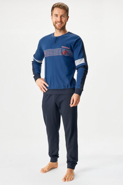 Памучна пижама Thiago дълга