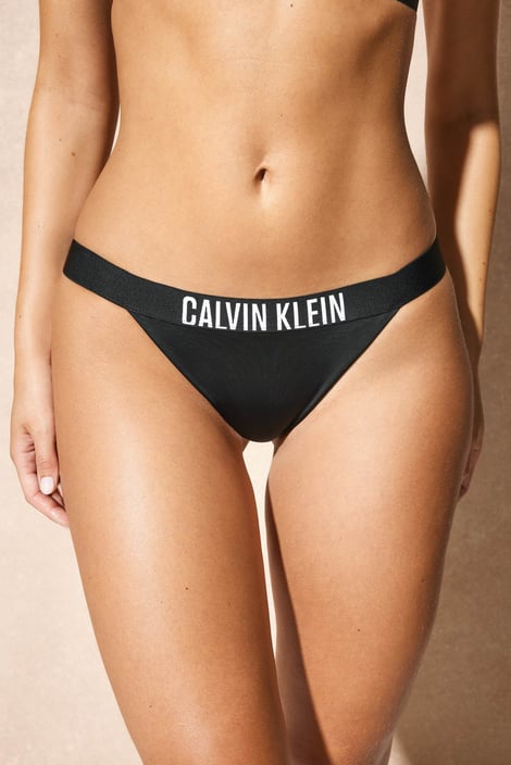 Majtki od stroju kąpielowego Calvin Klein Black