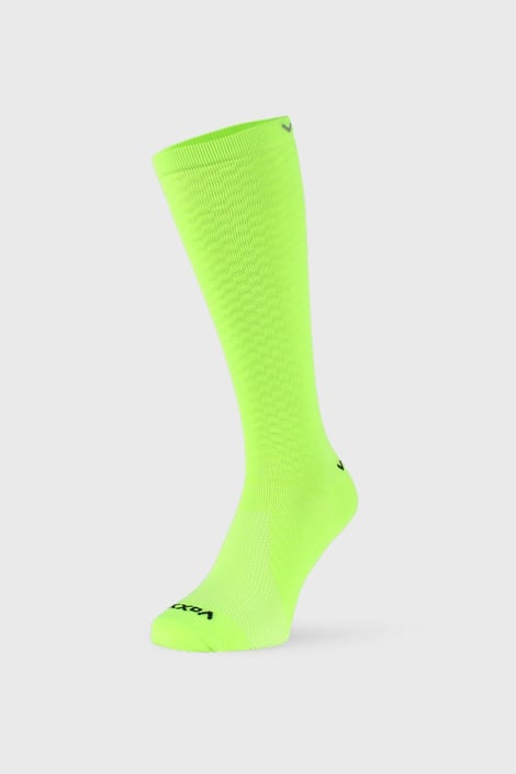 Жълти чорапи с компресия до под коляното Lithe | Astratex.bg