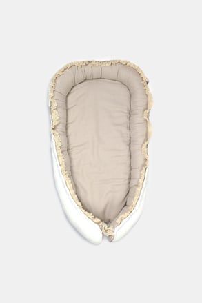 Leinen-Nestchen für Babys Lively beige Leinen-Nestchen für Babys Lively beige