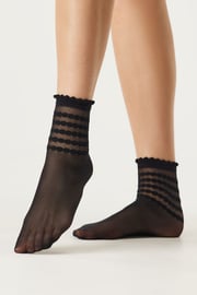 Силонови къси чорапи Lora