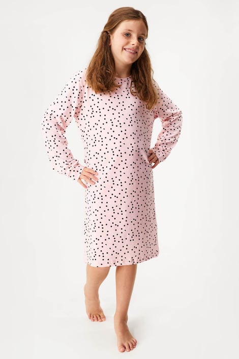 Mädchen Nachthemd aus Baumwolle Pink Soul Mädchen Nachthemd aus Baumwolle Pink Soul