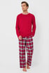 Pidžama Aruelle Max duga Max_pyz_01 - crveno-bijela