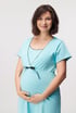 Cămașă de noapte Melisa sarcină și alăptare Melisa1043_kos_26 - albastru
