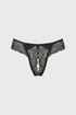 Tanga seducator Miamor cu zona inghinală decupată MiamorCrotchlessThong_tan_01 - negru