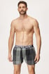 Schwarz-grau karierte Boxershorts Represent Classic Mike Mike21255_tre_03