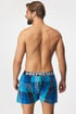 Blaue karierte Boxershorts Represent Classic Mike Mike21259_tre_05