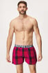 Rood-zwart geruite shorts Represent Classic Mike Mike21264_tre_03