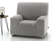 Fauteuilhoes Milos lichtgrijs