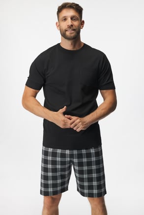 MEN-A Sean pamut pizsama, rövid