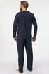 Katoenen pyjama Niko lang Niko_pyz_02 - donkerblauw