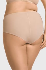Класически бикини Omena Beige с висока талия
