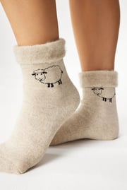 Hřejivé ponožky Wooly Fluffy krátké