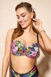 Zgornji del kopalk Shiny Flowers Push-Up Zgornji del kopalk Shiny Flowers Push-Up