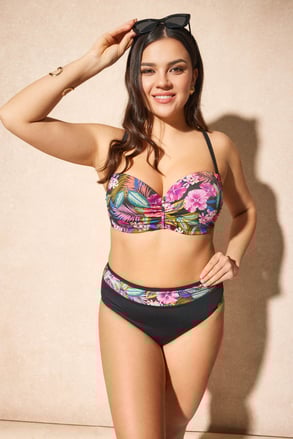 Dvoudílné plavky Shiny Flowers Push-Up Dvoudílné plavky Shiny Flowers Push-Up