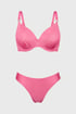 Costum de baie două piese Glitter Pink I P825GlitPink_sada_03 - roz