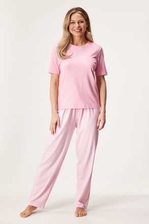 Памучна пижама Pink Dream дълга
