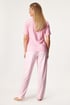 Dolga bombažna pižama Pink Dream PDREAM_04_pyz_04 - roza