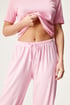 Dolga bombažna pižama Pink Dream PDREAM_04_pyz_06 - Róza