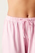 Bombažne pižama hlače Pink Dream PDREAM_05_kal_03 - roza-bela