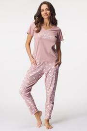 Bawełniana piżama Pink Sweet Dreams długa