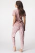 Pijama din bumbac Pink Sweet dreams lungă PKD03_pyz_02