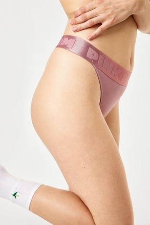 PINK STORM Soft Studio tanga magasított derékrésszel