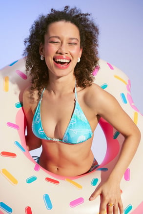 Sutien costum de baie  PINK STORM Salty Pearl