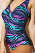 Costum de baie întreg cu efect modelator Dot Jungle Paula901_04