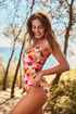 Jednoczęściowy strój kąpielowy Pink Summer PinkSummer04_08 - wielokolorowa