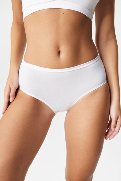 Класически бикини Pure с по-висока талия памучни