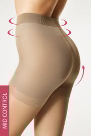 Stezne čarape s gaćicama Push-Up 20 DEN