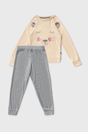 Pijama pentru fete Mouse lungă Pijama pentru fete Mouse lungă