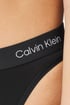 Brazilky Calvin Klein CK96 s vysokým pásom QF7223E_02 - ČIERNA
