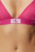 Σουτιέν Calvin Klein Animal Lace Triangle Bralette QF7377E_02 - ροζ