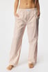 Pižama hlače Calvin Klein Stripe QS6893E_kal_01 - roza-bela