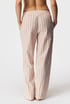 Pižama hlače Calvin Klein Stripe QS6893E_kal_03 - roza-bela