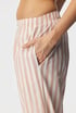 Pižama hlače Calvin Klein Stripe QS6893E_kal_04 - roza-bela