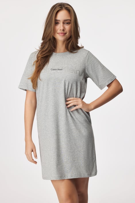 Дамско горнище на пижама Calvin Klein сива