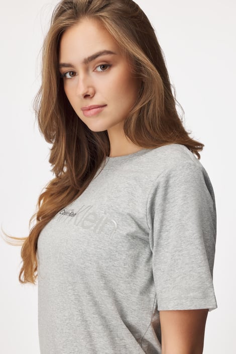 Dámske nočné tričko Calvin Klein sivé | Astratex.sk