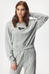 Calvin Klein Heather felsőrész QS6942E_mik_06 - szürke