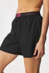 Pantaloni scurți pijama din bumbac Calvin Klein Boxer Traditional QS6972E_box_02 - negru