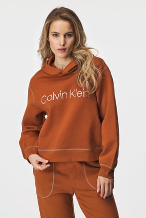 Спортно горнище Calvin Klein Copper с качулка