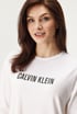 Nočná košeľa Calvin Klein krátka QS7126E_kos_03 - biela