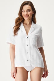 Бавовняна піжамна сорочка Calvin Klein