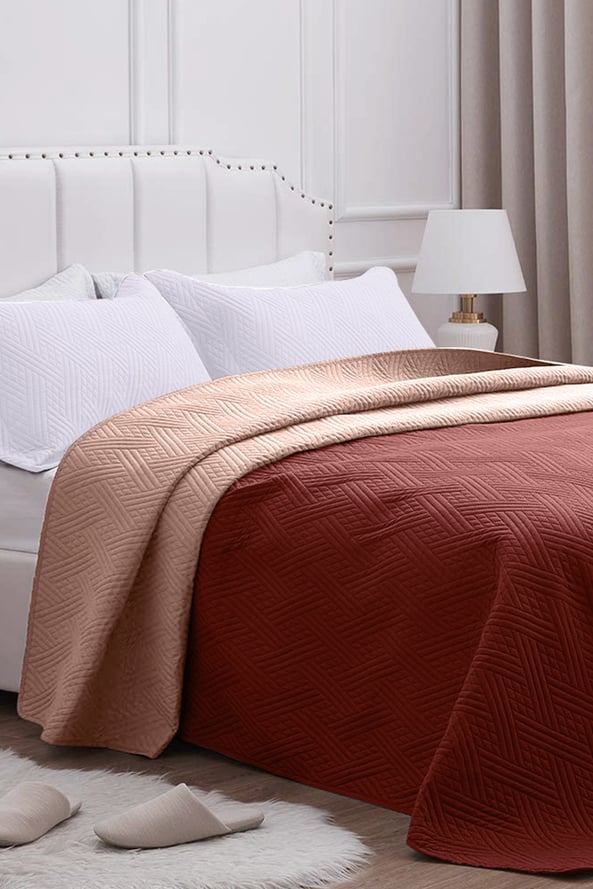 Prekrivač za krevet Relax red