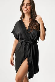 Σατέν ρόμπα Luisa Satine κοντή