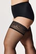 Halterlose Luxusstrümpfe Soft size 363 SC363_pun_04 - schwarz