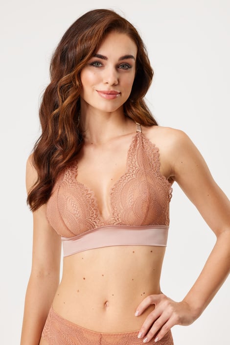 Bh Powder Peony Bralette Plunge Bh Powder Peony Bralette Plunge