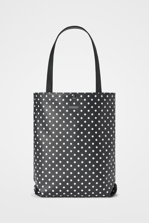 Dara bags Shopper BW Dots női válltáska